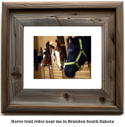 horse trail rides near me in Brandon, South Dakota